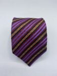 Rodos Silks Striped Pattern Men's Necktie