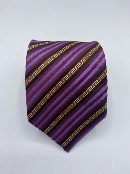 Rodos Silks Striped Pattern Men's Necktie