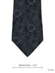 Circle Rings Mens Necktie By Folkespeare