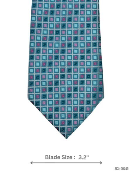 Geometric Shapes Design Mens Necktie
