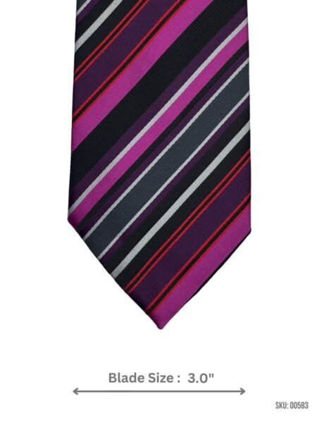 Next Multi Color Modern Stripes Pattern Mens Necktie