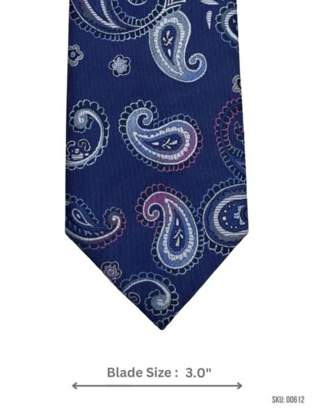 Charlton Gray Sophisticated Paisley Mens Necktie