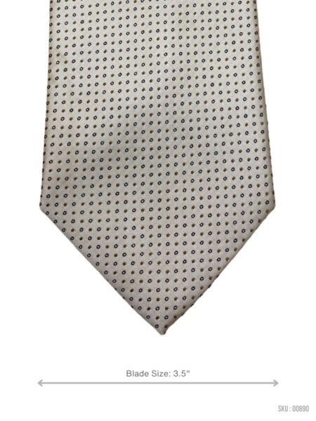 Sumptuous Minidot Modern Mens Tie by GreenWoods