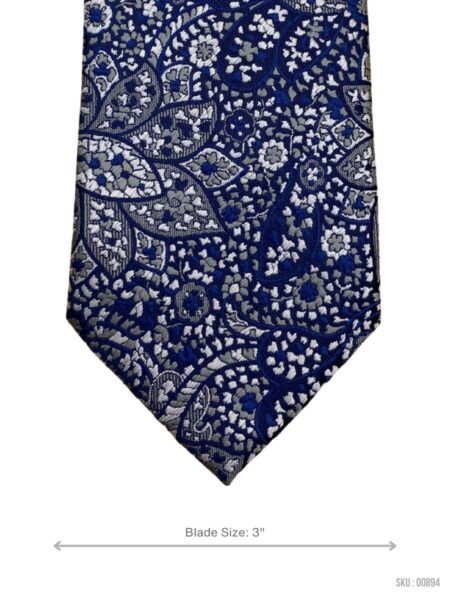 Epic Royal Floral Pattern Mens Tie by Folkespeare