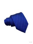 Self Textured Cross Pattern Geometric Shapes Mens Tie