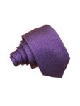 Self Textured Purple Mens Tie by Austin Reed