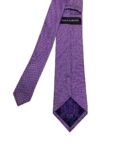 Self Textured Purple Mens Tie by Austin Reed