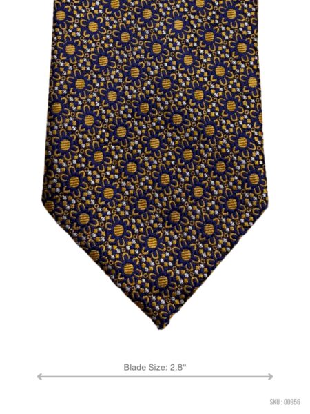 Royal Brown Floral Pattern Mens Tie by Debenhams Collection
