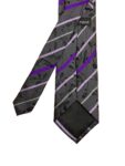 Modern Floral Pattern with Stripes Mens Tie by Next