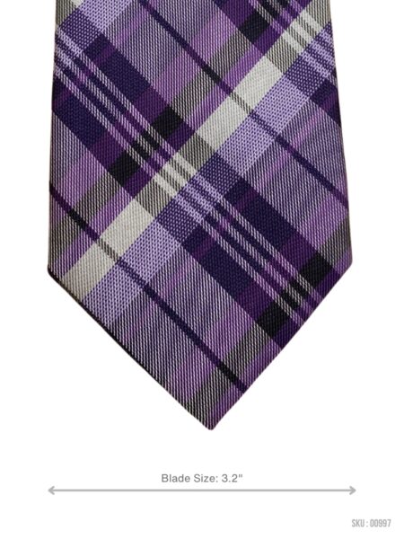 Shades of Purple Distinguished Burberry Design Mens Tie