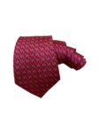 Self Textured Chain Pattern Mens Tie by Tie Rack