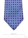 Vintage Squares Pattern Mens Tie by Double Two