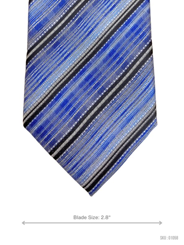 Thin Lines Stripes Pattern Mens Tie by Remus Uomo