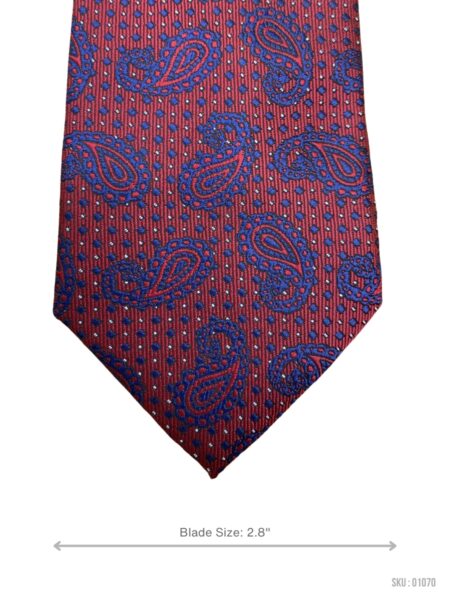 Unique Paisley Pattern Mens Tie by Debenhams