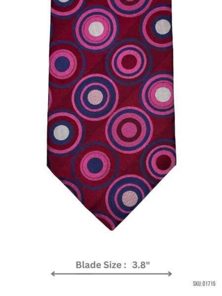 Modern Purple Striped Tie with Elegant Patterns