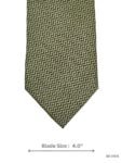 Stylish Green Zigzag Tie Bold Pattern