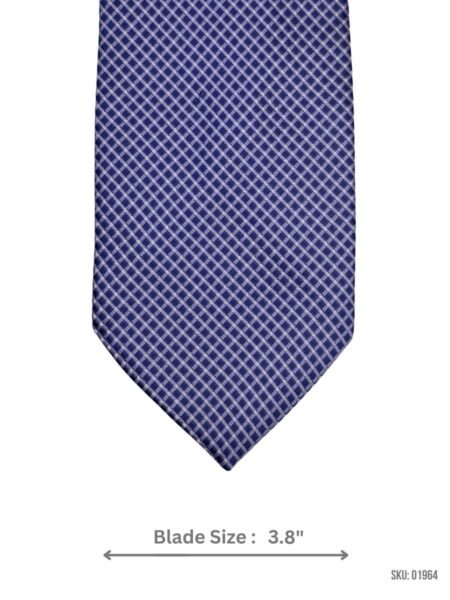 Purple Checkered Tie