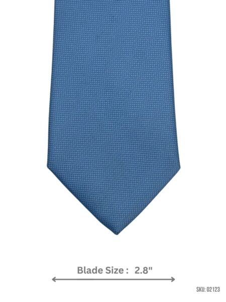 Sky Blue Tie with Textured Pattern