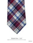 Red and Blue Plaid Tie
