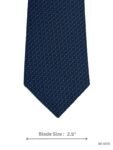 Navy Blue Tie with Small Pattern