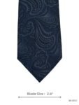 Midnight Blue Paisley Tie