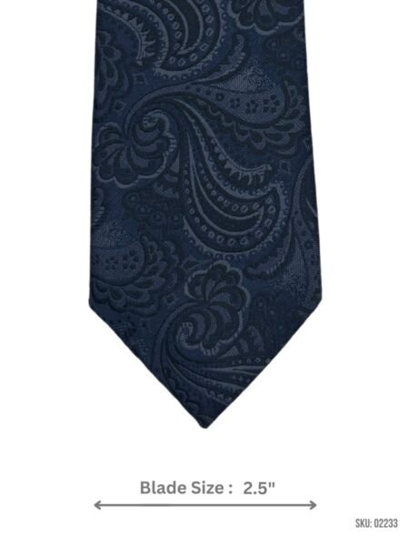 Midnight Blue Paisley Tie