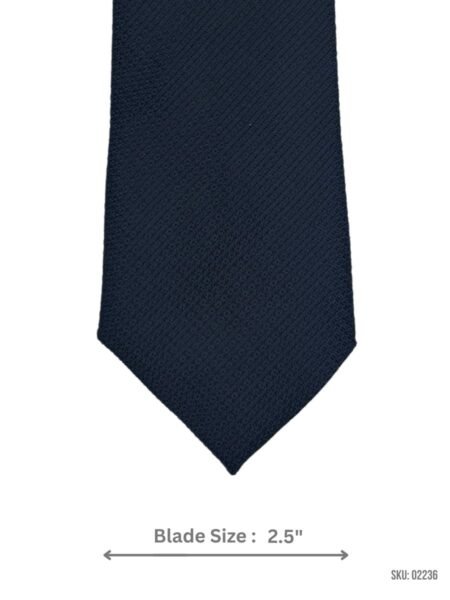 Navy Blue Textured Tie