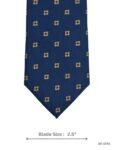 Blue Geometric Pattern Tie