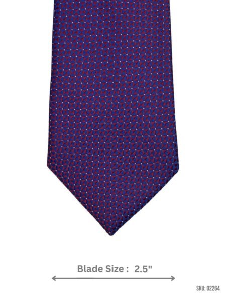 Purple Geometric Pattern Tie