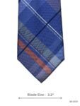 Plaid Blue and Red Tie
