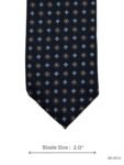 Navy Floral Pattern Tie