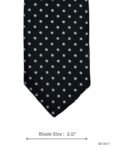 Black and White Tie Polka Dot