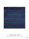 Blue and Red Plaid Pocket Square