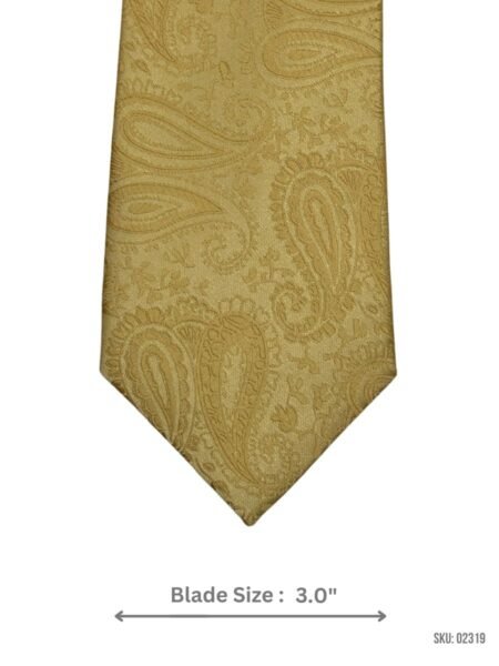 Gold Paisley Tie