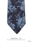 Navy Blue Floral Tie