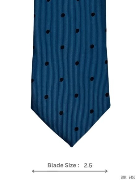 Blue Polka Dot Tie