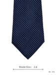 Navy Polka Dot Tie