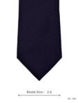 Navy Textured Solid Tie