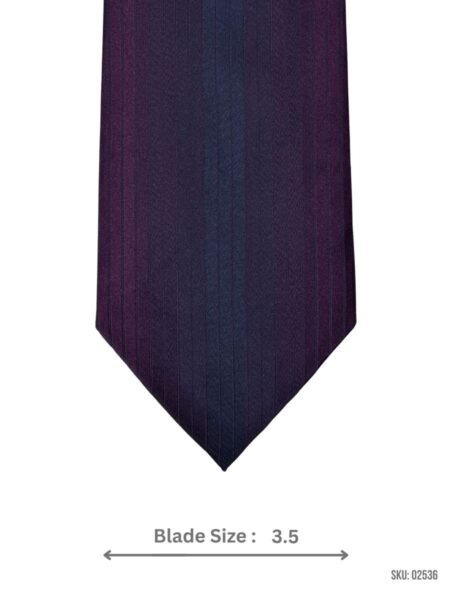 Dark Purple Striped Tie