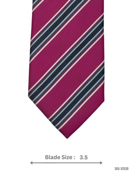 Pink Striped Tie