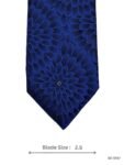 Navy Blue Floral Pattern Tie