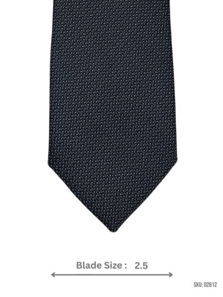 Navy Blue Textured Tie