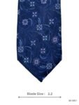 Floral Navy Blue Tie