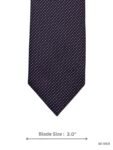 Navy Geometric Pattern Tie