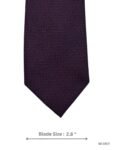 Burgundy Ribbed Tie