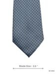 Blue Polka Dot Striped Tie