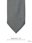 Grey and Tan Circle Pattern Tie