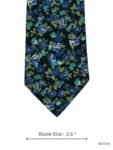 Navy Blue Floral Tie