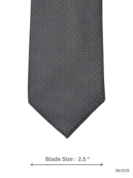 Charcoal Grey with Subtle Dots Tie