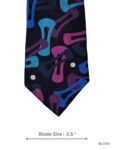 Multicolored Bold Abstract Patterned Tie